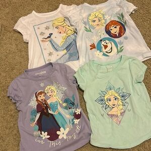 Lot of 4 Frozen shirts 3T
